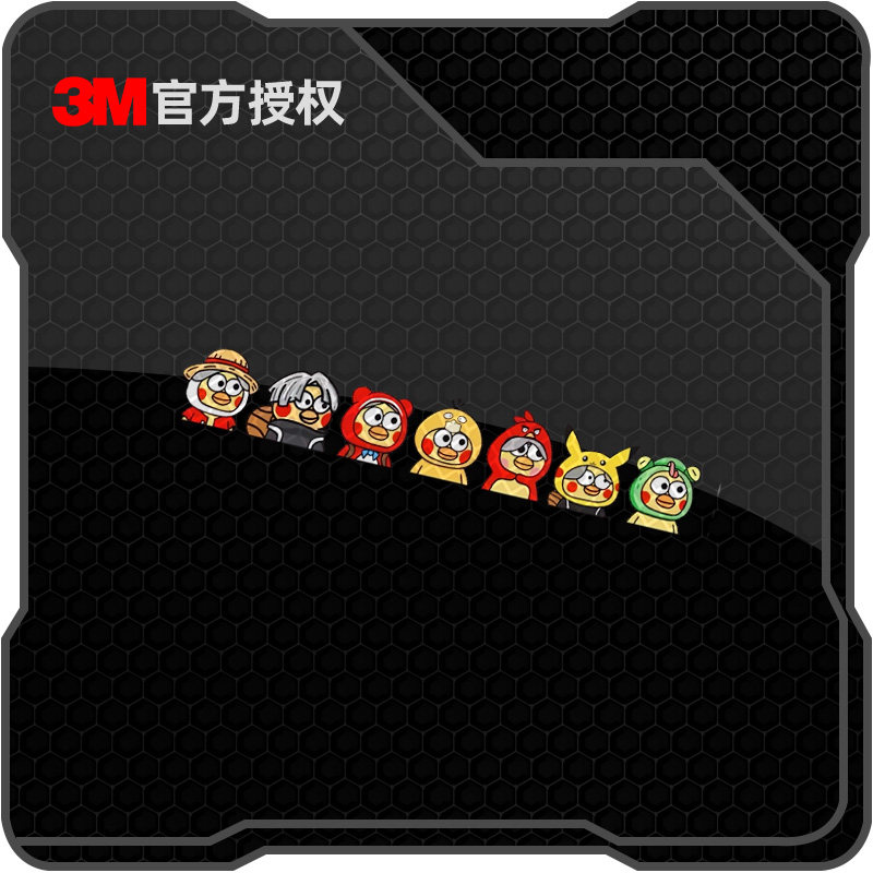 3M个性创意DIY-小黑子汽车窗贴纸电动摩托车头盔装饰防水反光车贴