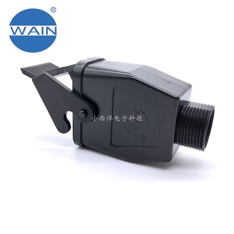 HC.P-CCT-1L-PG16 WAIN唯恩重载连接器 PAFS18 黑色塑料对接壳