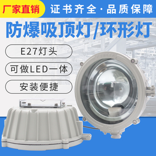 BXL-100防爆吸顶灯 可配12WLED灯泡  30W一体式光源