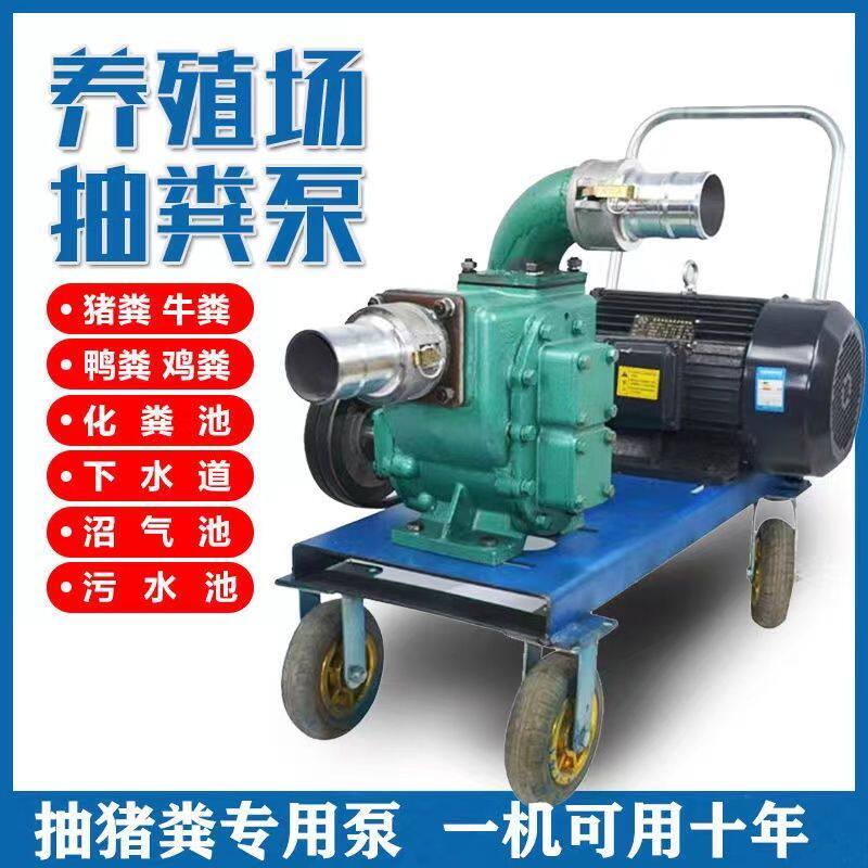 泽洋强力抽粪泵养殖场专用吸粪机家用化粪池自吸污水泥浆水泵正品