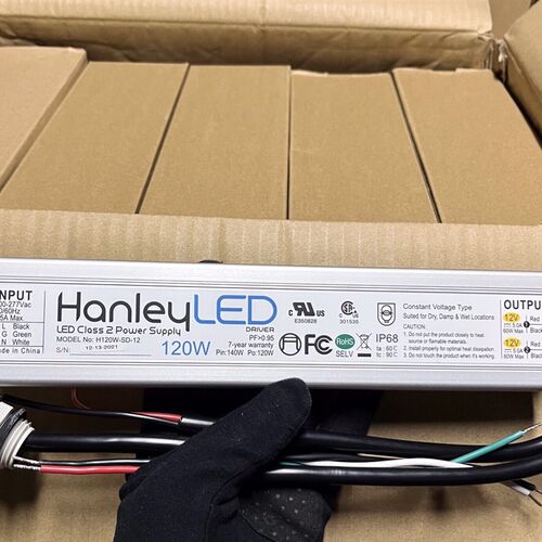 美国HanleyLED防水开关电源H120W-SD-12 12V 5A 60W两路输出 120W