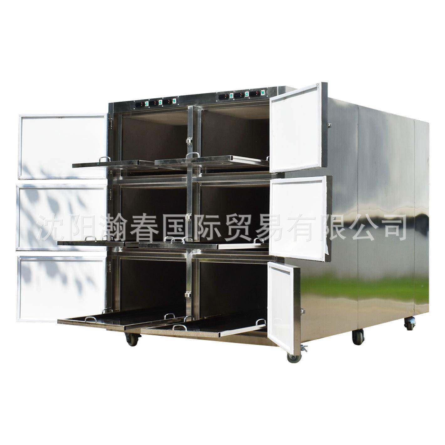 morgue f遗reeezr现货直发停尸房体钢冷冻柜不锈六开门FCQ尸体冷