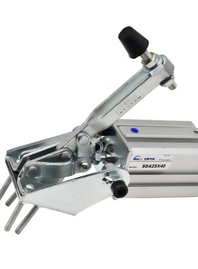 气缸式夹钳 气动式快速夹具 工件固定肘夹压紧器12050UL