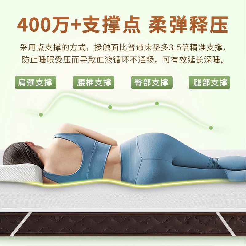 3d空气纤维床垫软垫家用全3d丝聚酯材料纯4d可水洗的薄5d透气垫子