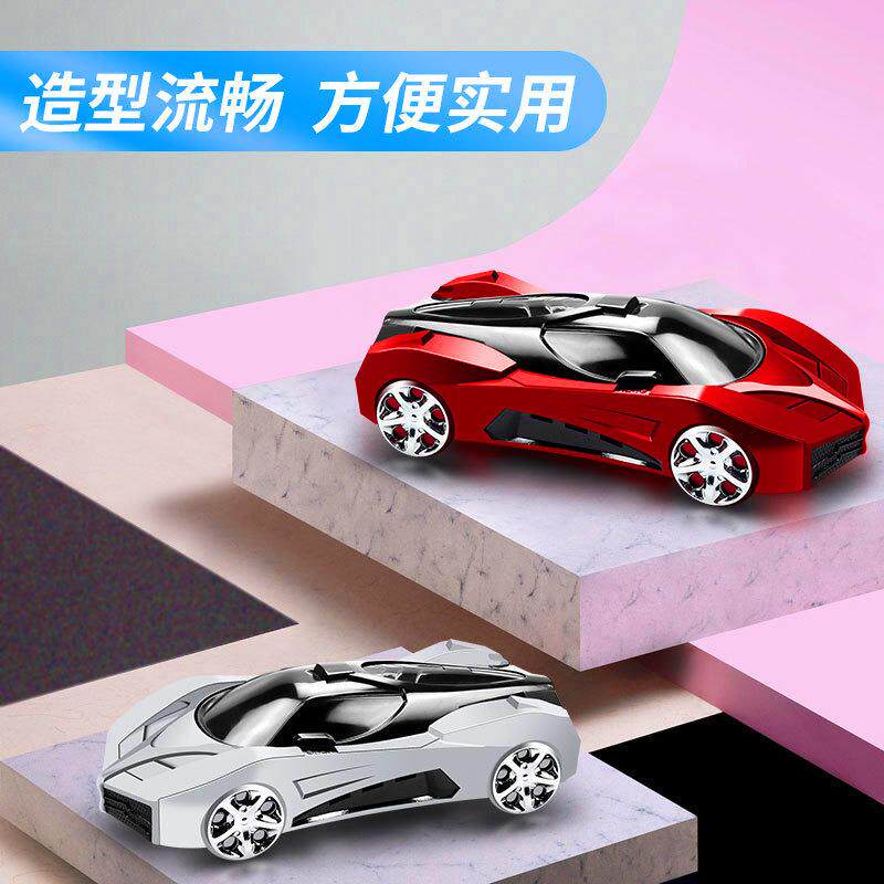 汽车模型车载手机支架导航中控台家用摆件支撑座带香薰停车号码牌