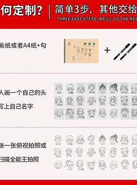 儿童搪瓷杯定制个性DIY杯子印照片logo马克杯幼儿园毕业礼物全班