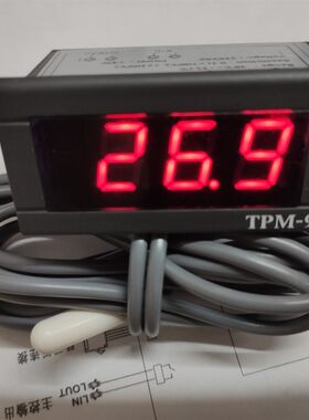 全新TPM-900嵌入式温度显示表-30+110度数显温计数字温度计测温仪
