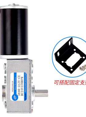 新永泰58d40-31zy直流有刷减速可调速电机小马达齿轮涡轮蜗杆12v2