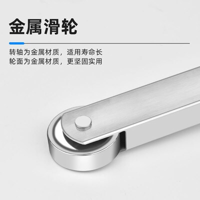 莹耐五金防火门顺位器不锈钢消防门自动P闭门器弹簧顺序器