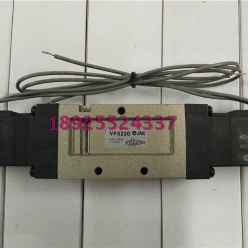 JNC杰恩西VF5220电磁阀二位五通气阀VF5220 电压AC220 DC24V