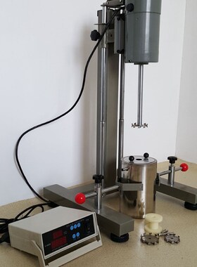 变频分散剪切均质乳化机FS-400D油墨涂料高速分散机实验室搅拌机
