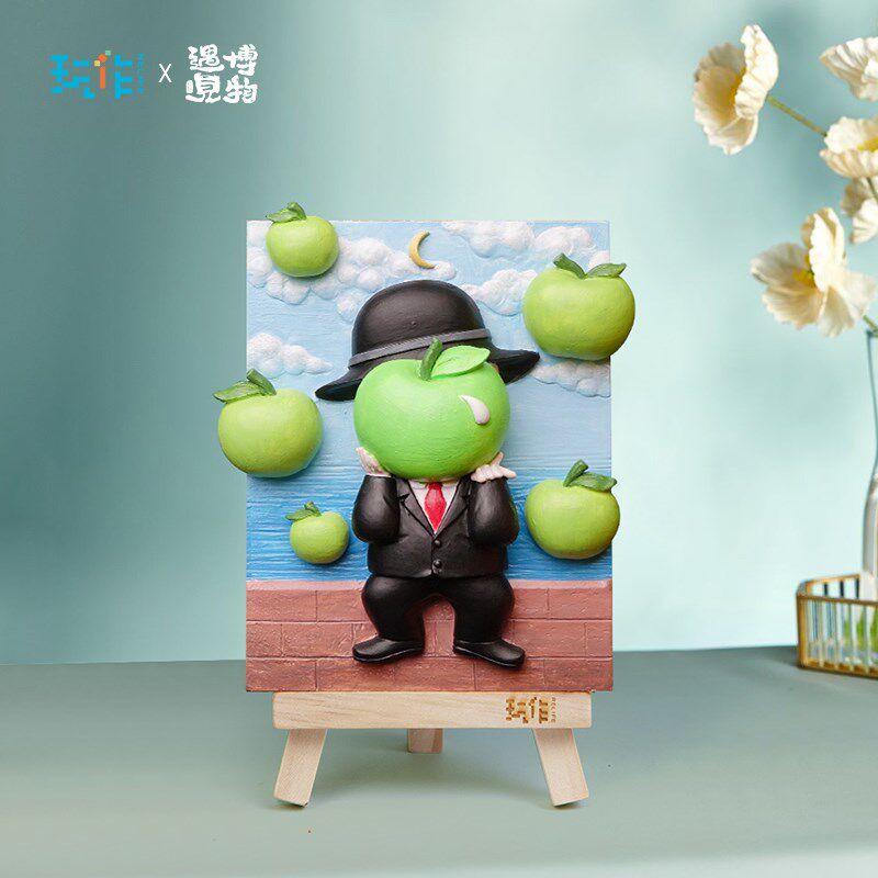 玩作数字油画立体浮雕手绘画填充儿童diy填色油画手工油彩画卡通