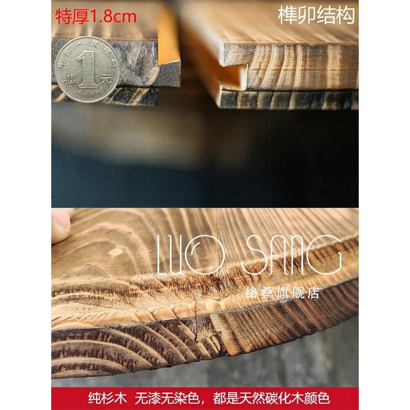 木锅盖圆形老式家用加厚老式农村大锅手工杉木炒锅铁锅木头锅