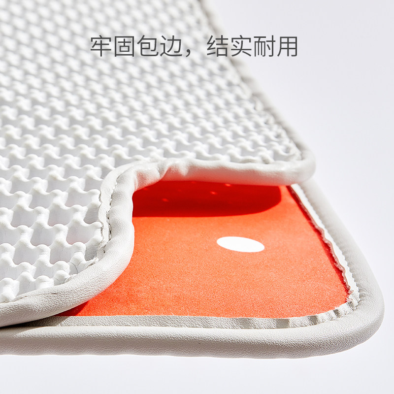 小佩猫厕所通用控砂垫猫砂垫防带出控砂板双层过滤蹭脚垫猫咪垫子