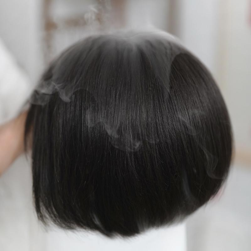 假发女全头套短发波波头真发全真自然40到60岁妈妈化疗光头假发套
