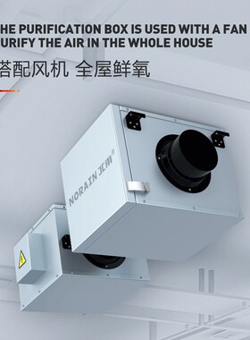 北雨 新风净化箱空气高效过滤器PM2.5过滤箱风机净化器中效过滤网