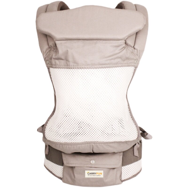 四季夏网新生婴幼儿背囊背带前抱后背式宝宝防风双肩抱娃背袋背巾