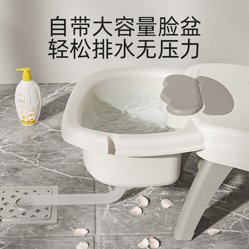 儿童洗头躺椅宝宝躺着洗头发神器小孩家用可折叠洗发洗头床椅子