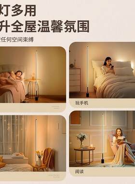 装饰落地灯卧室床头睡眠阅读氛围感房间台灯客厅沙发旁站立式高级