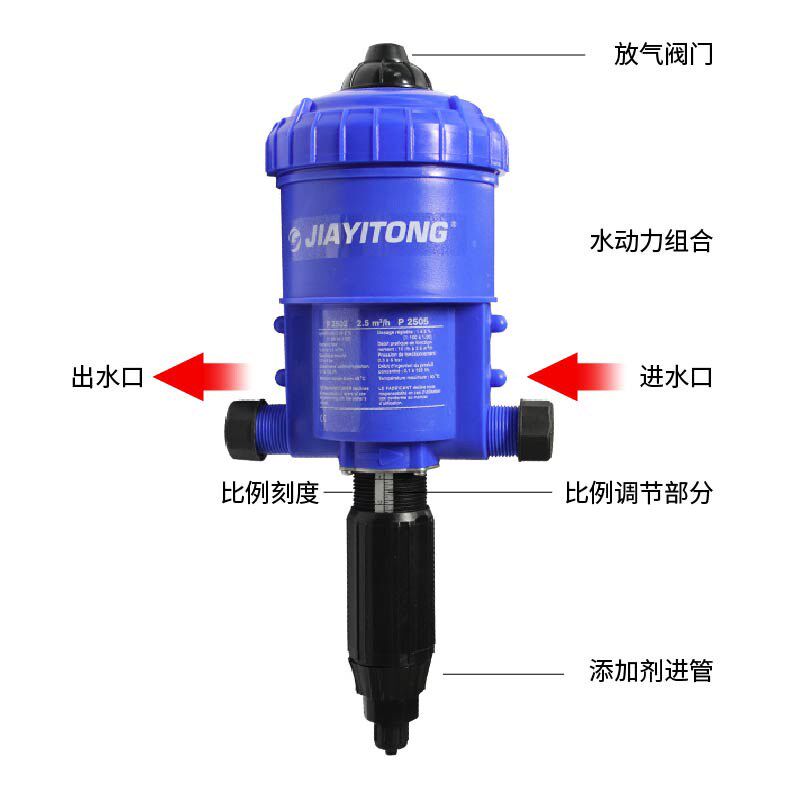 养殖场加药器嘉易通饮水加药机自动比例施肥泵水动力混合稀释泵