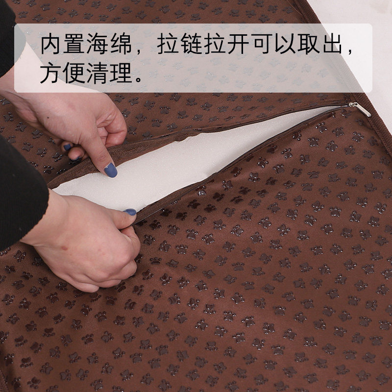 狗狗凉席垫可拆洗夏天睡垫猫垫耐咬大狗宠物冰垫降温四季海绵垫子