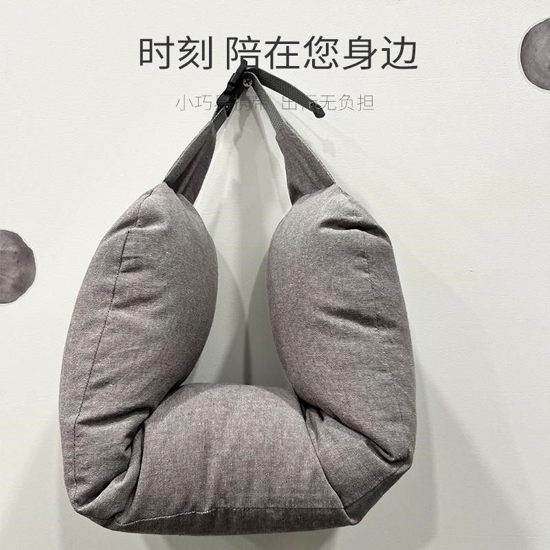 U型荞麦枕旅行枕护颈透气有支撑出差旅行U枕颈部靠枕护颈飞机开车