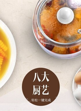 加厚全玻璃一体式养生壶多功能全自动熬药电烧水壶煮茶熬药