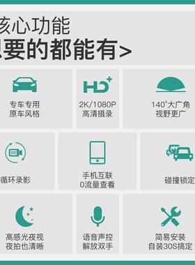 五菱缤果PIUS专用行车记录仪高清夜视2024新款USB供电免走线23款