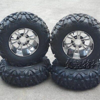 自制四轮越野沙滩车卡丁车钢管车配件25X8-12 25X10-12寸轮胎轮毂