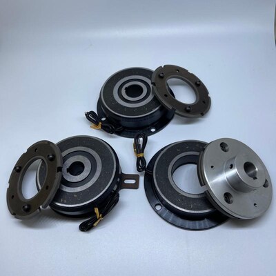 电磁离合器刹车器干式带轴承通电制动断电分离刹车离合器DC24V12V