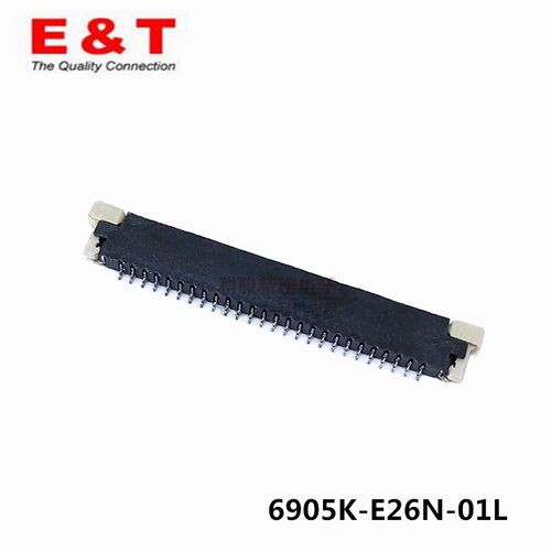 ENTERY连接器 1.0FPC 26P上接镀锡 H2.0 6905K-E26N-100L 现货