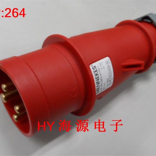 MENNEKES 曼奈柯斯 工业插头 连接器TYP:264 三相四芯32A4芯 IP44