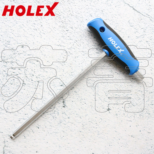 德国霍夫曼HOLEX  六角螺丝起子 内六角球头T型扳手 3-10mm 公制