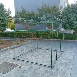 园艺种菜黄瓜豆角葡萄蔬菜种植爬藤支架杆花卉包塑料钢管支撑架子