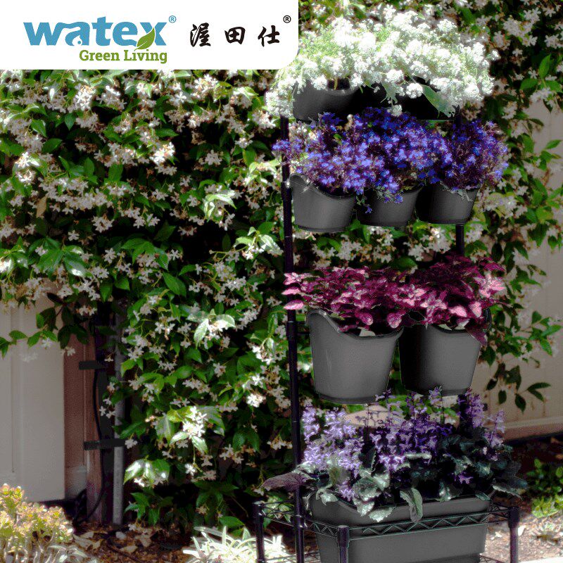 绿植物背景墙绿化阳台双面落地种植盆户外庭院花盆垂直绿化植物墙