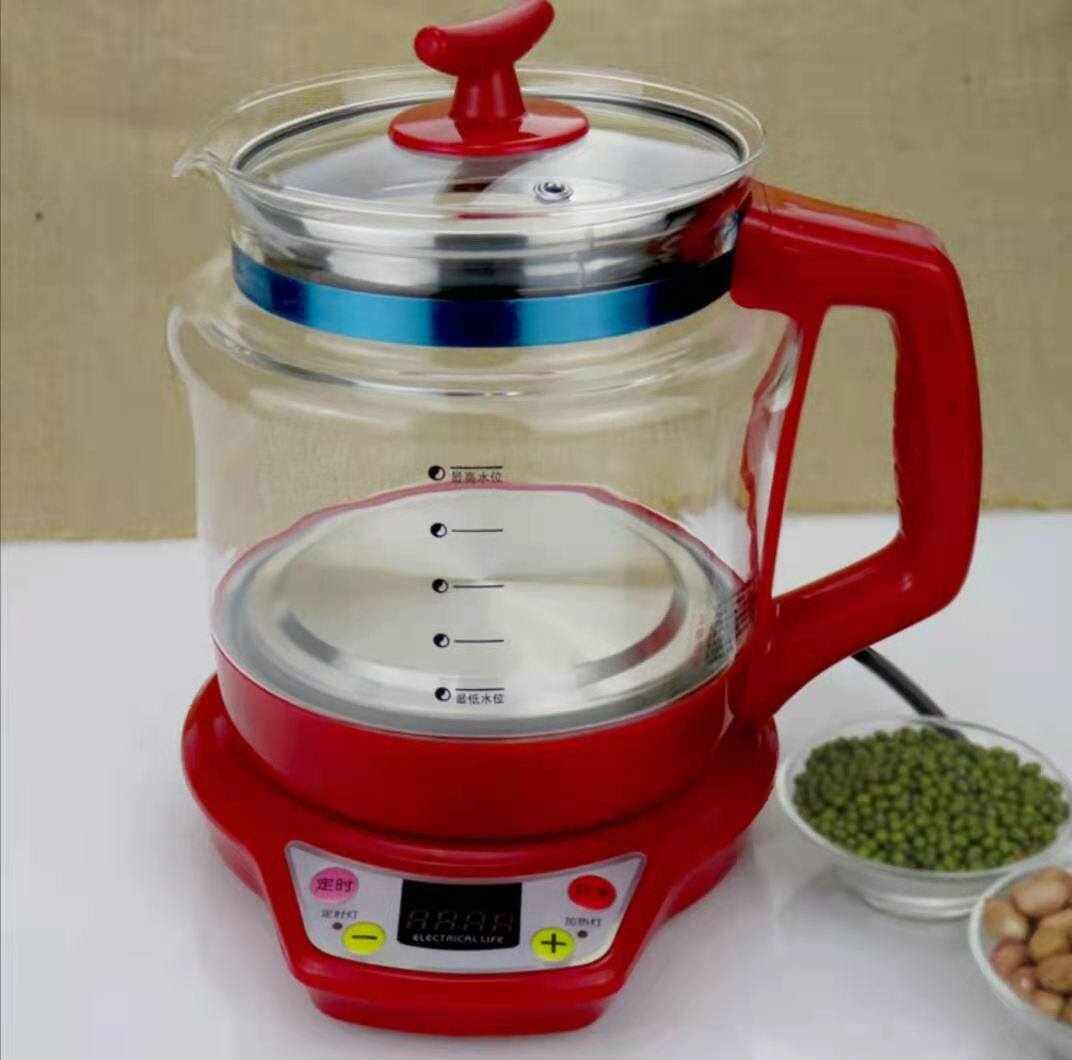 加厚玻璃汉方养生壶多功能恒温煮茶器电煎中药壶花茶黑茶壶热水壶