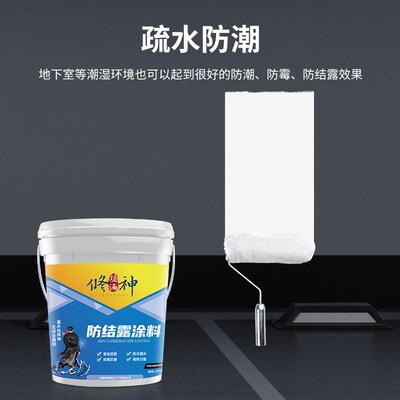 防冷凝水涂料地下室背水面防结露涂料专用防结露防水材料防霉返潮