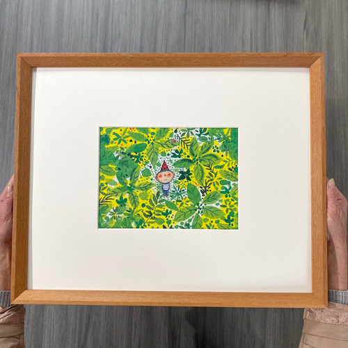 柚木相框定制胡桃木画框实木照片框架挂墙1000片拼图裱画框制作