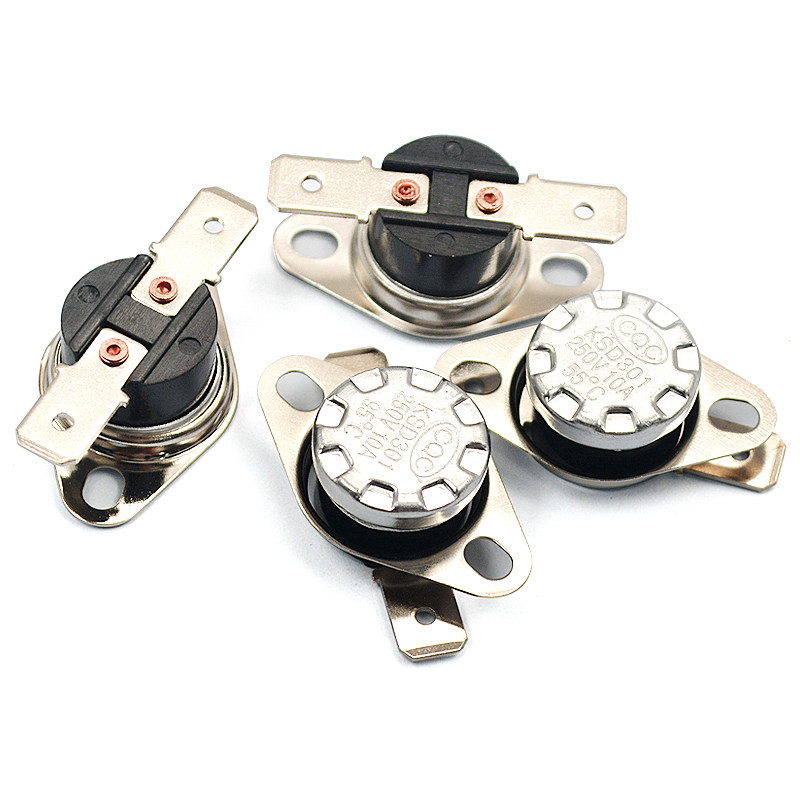 KSD301 温控开关温度控制器 常闭常开40/45/85-180度250V/10A 16A