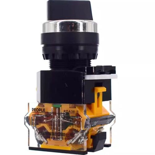 人民电器旋钮开关RDA39-20X/3 三档按钮开关 RDA38-B-20X/3 LA38