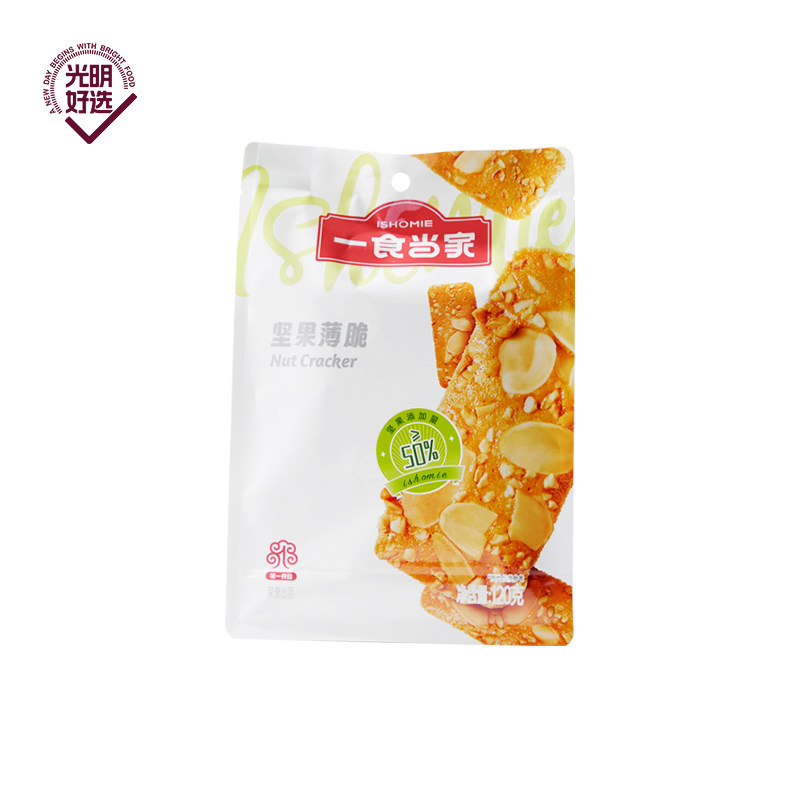 一食当家坚果薄脆饼干120g