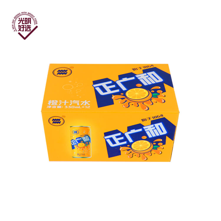 正广和橙汁汽水330ml*12罐童年回忆上海特产