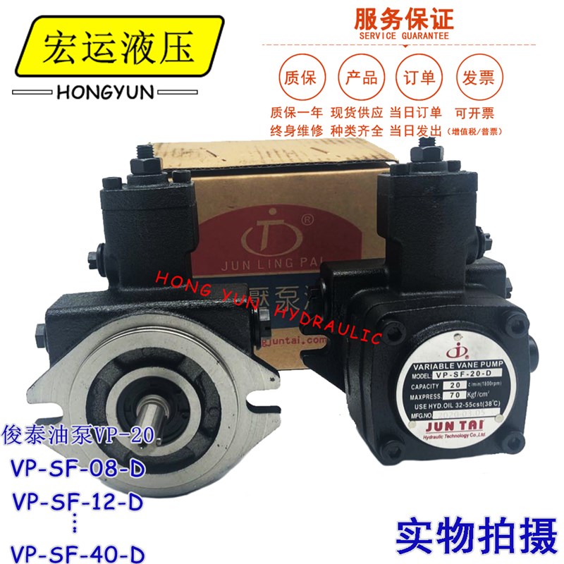 俊泰液压油泵总成VP20/15/12/08变量叶片泵VP30/40液压站配件大全