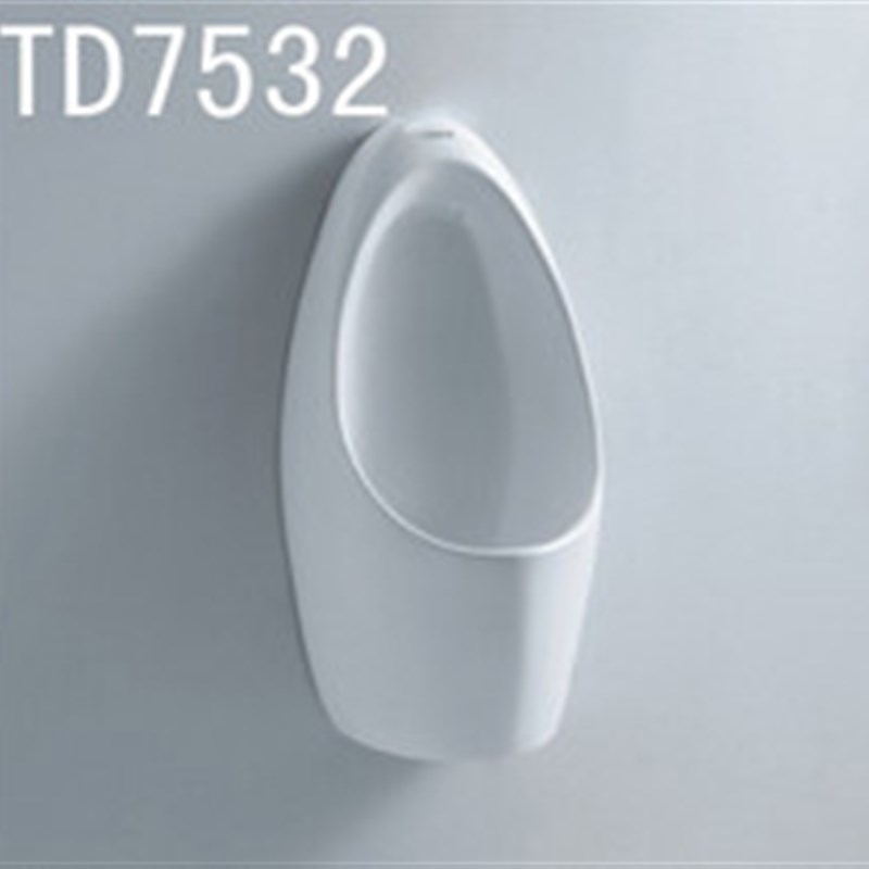 埃美柯TD7532挂式小便器小便斗 小便池 (顶部冲水 横/直去水)