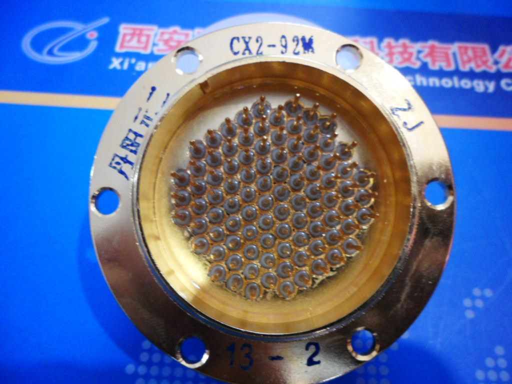 CX2系列圆形密封连接器CX2-92MZJ航空插头方法兰插座92芯
