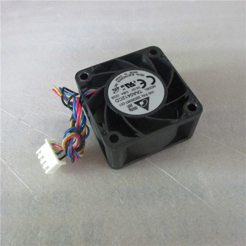台达 TAA0412CD 4020 12V 0.60A 4CM 双滚珠 大风量 温控散热风扇 - 实物图