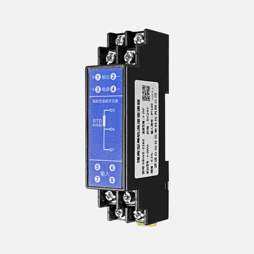 电流信号隔离器一入一出温度变送器模块4-20KmA热电阻pt100传感器