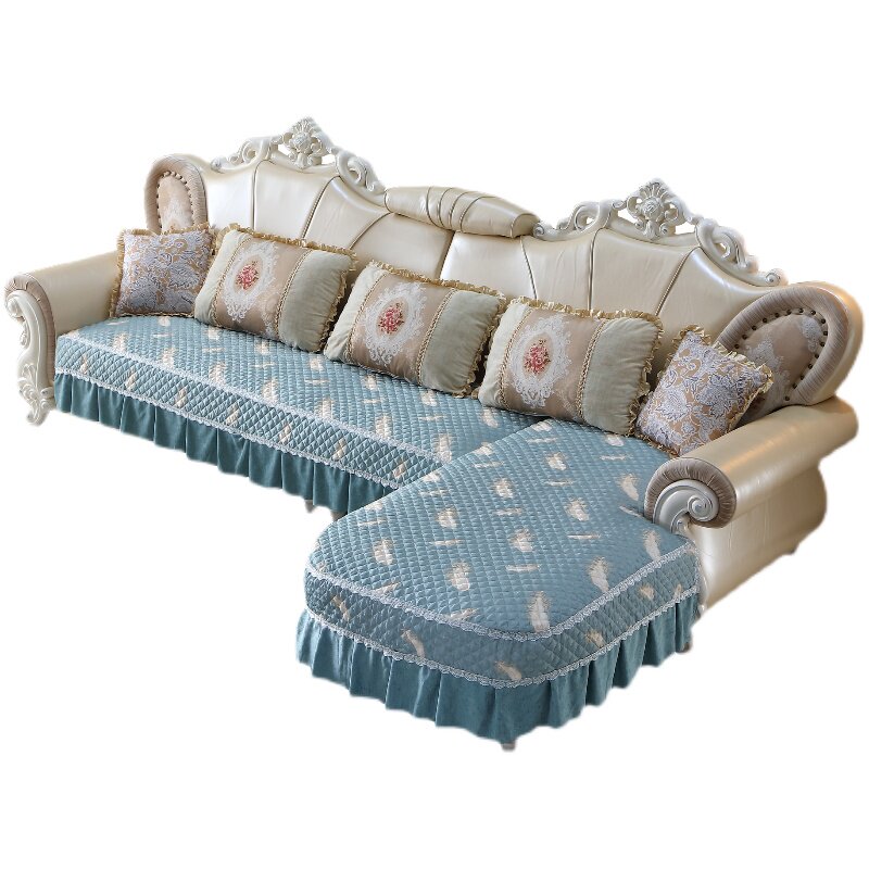 定制沙发坐垫套四季通用防滑U型贵妃异型靠背巾全包盖套罩可拆洗