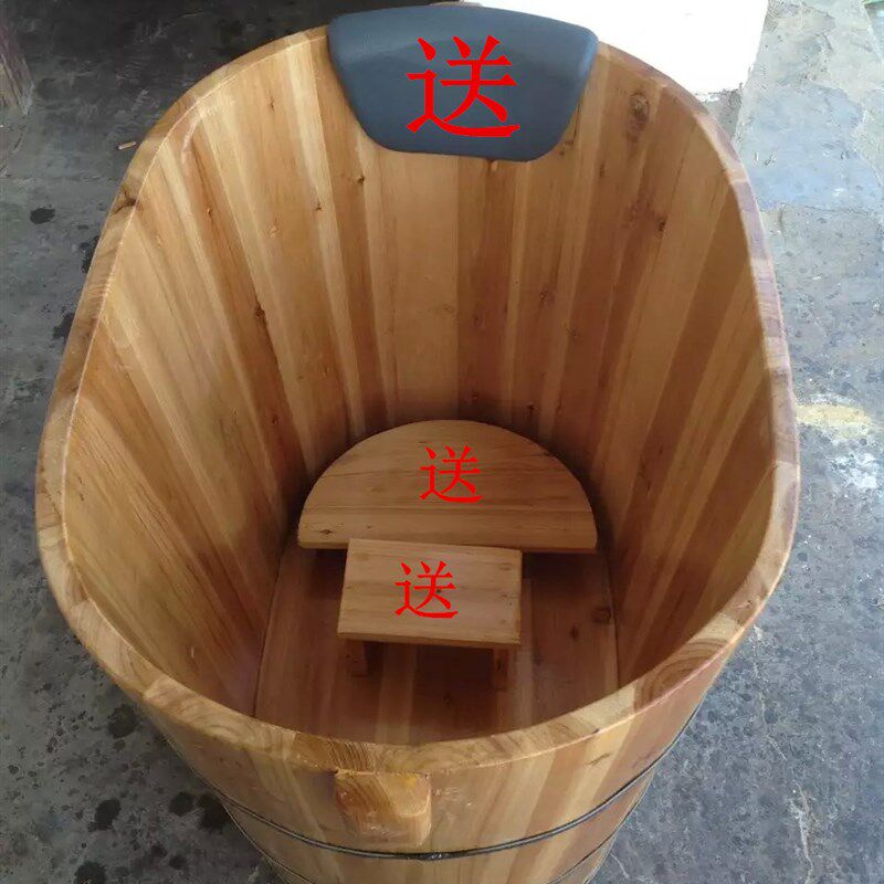 包邮熏蒸杉木蒸泡澡洗澡木桶沐浴桶成人带盖浴盆药浴缸木质药蒸