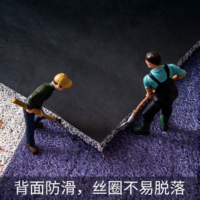 北欧地垫可剪裁丝圈门垫入户门地毯卫生间防滑蹭土定制进门毯脚垫